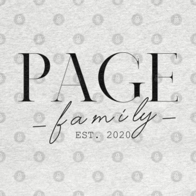 Page Family EST. 2020, Surname, Page by ProvidenciaryArtist